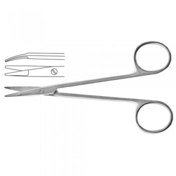 Shea Vein Graft Scissor Curved Stainless Steel, 12 cm - 4 3/4"